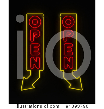 Royalty-Free (RF) Neon Sign Clipart Illustration by stockillustrations - Stock Sample #1093796