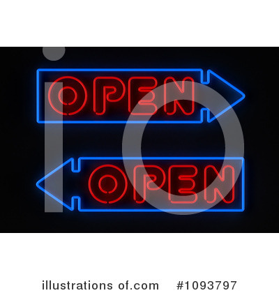 Royalty-Free (RF) Neon Sign Clipart Illustration by stockillustrations - Stock Sample #1093797