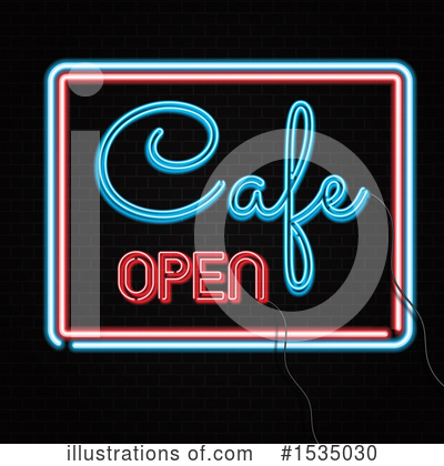 Royalty-Free (RF) Neon Sign Clipart Illustration by KJ Pargeter - Stock Sample #1535030