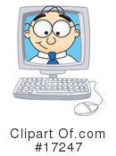 Nerd 1 Character Clipart #17247 by Mascot Junction