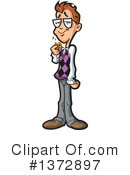 Nerd Clipart #1372897 by Clip Art Mascots