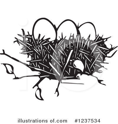 Royalty-Free (RF) Nest Clipart Illustration by xunantunich - Stock Sample #1237534