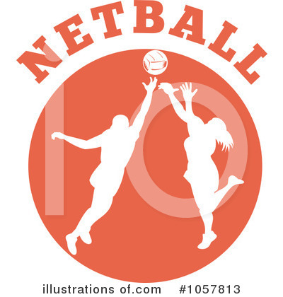 Royalty-Free (RF) Netball Clipart Illustration by patrimonio - Stock Sample #1057813
