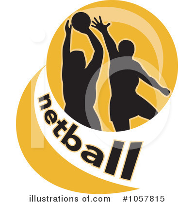 Royalty-Free (RF) Netball Clipart Illustration by patrimonio - Stock Sample #1057815