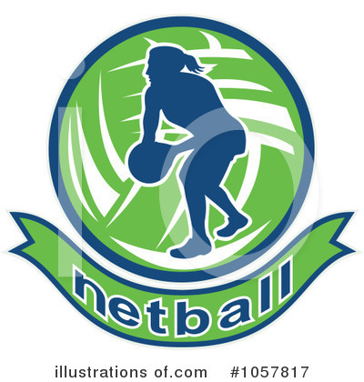 Royalty-Free (RF) Netball Clipart Illustration by patrimonio - Stock Sample #1057817