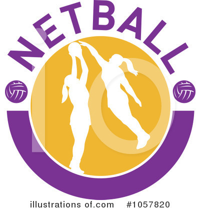 Royalty-Free (RF) Netball Clipart Illustration by patrimonio - Stock Sample #1057820