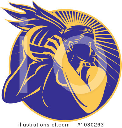 Royalty-Free (RF) Netball Clipart Illustration by patrimonio - Stock Sample #1080263