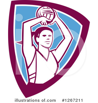 Volleyball Clipart #1267211 by patrimonio