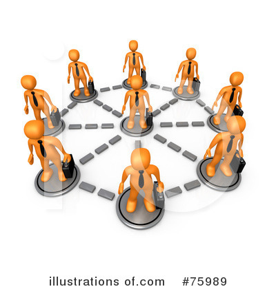 Royalty-Free (RF) Network Clipart Illustration by 3poD - Stock Sample #75989