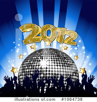 Royalty-Free (RF) New Year Clipart Illustration by elaineitalia - Stock Sample #1064738