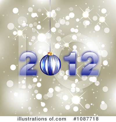Royalty-Free (RF) New Year Clipart Illustration by vectorace - Stock Sample #1087718