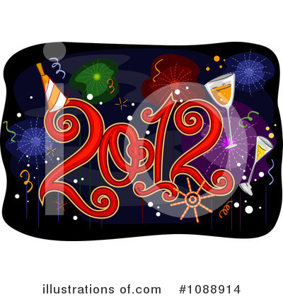 Royalty-Free (RF) New Year Clipart Illustration by BNP Design Studio - Stock Sample #1088914