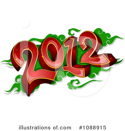 Royalty-Free (RF) New Year Clipart Illustration by BNP Design Studio - Stock Sample #1088915