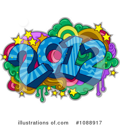 Royalty-Free (RF) New Year Clipart Illustration by BNP Design Studio - Stock Sample #1088917