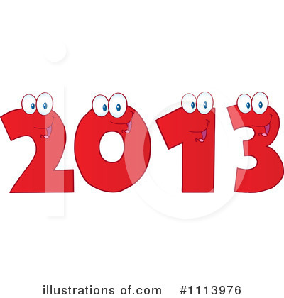 Royalty-Free (RF) New Year Clipart Illustration by Hit Toon - Stock Sample #1113976