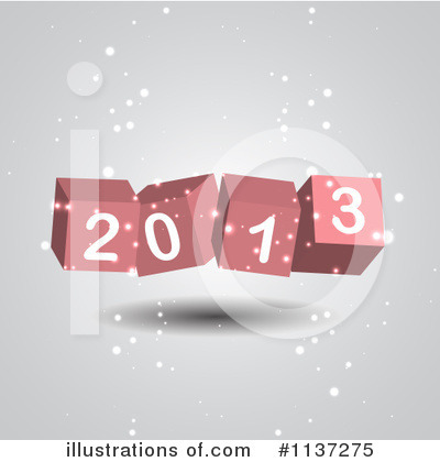 Royalty-Free (RF) New Year Clipart Illustration by vectorace - Stock Sample #1137275