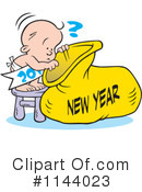 New Year Clipart #1144023 by Johnny Sajem