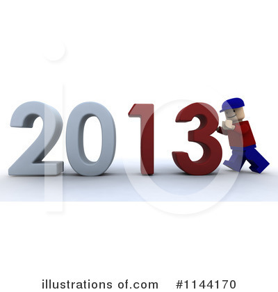 Royalty-Free (RF) New Year Clipart Illustration by KJ Pargeter - Stock Sample #1144170