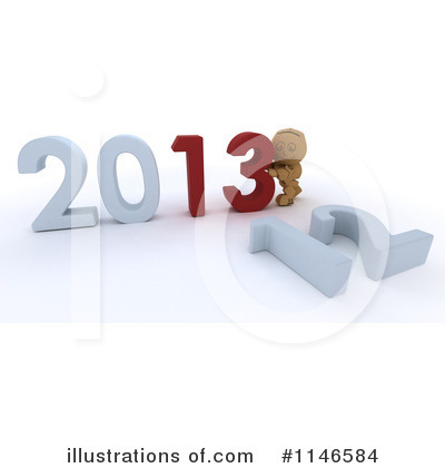 Royalty-Free (RF) New Year Clipart Illustration by KJ Pargeter - Stock Sample #1146584