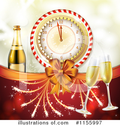 Royalty-Free (RF) New Year Clipart Illustration by merlinul - Stock Sample #1155997