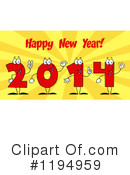 New Year Clipart #1194959 by Hit Toon