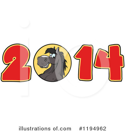 Royalty-Free (RF) New Year Clipart Illustration by Hit Toon - Stock Sample #1194962