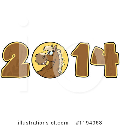 Royalty-Free (RF) New Year Clipart Illustration by Hit Toon - Stock Sample #1194963