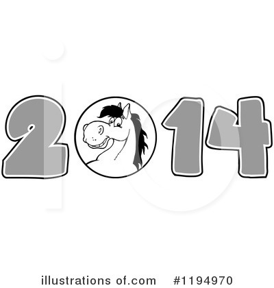 Royalty-Free (RF) New Year Clipart Illustration by Hit Toon - Stock Sample #1194970