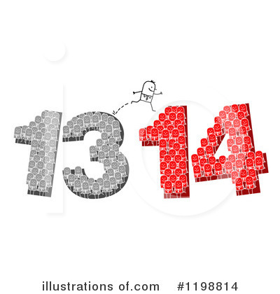 Royalty-Free (RF) New Year Clipart Illustration by NL shop - Stock Sample #1198814