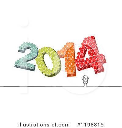 Royalty-Free (RF) New Year Clipart Illustration by NL shop - Stock Sample #1198815