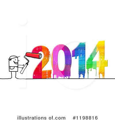 Royalty-Free (RF) New Year Clipart Illustration by NL shop - Stock Sample #1198816