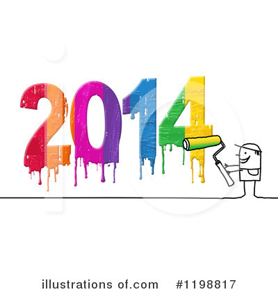Royalty-Free (RF) New Year Clipart Illustration by NL shop - Stock Sample #1198817