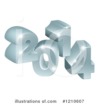 Royalty-Free (RF) New Year Clipart Illustration by AtStockIllustration - Stock Sample #1210607