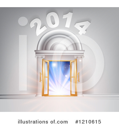 Royalty-Free (RF) New Year Clipart Illustration by AtStockIllustration - Stock Sample #1210615