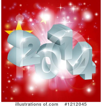 Royalty-Free (RF) New Year Clipart Illustration by AtStockIllustration - Stock Sample #1212045