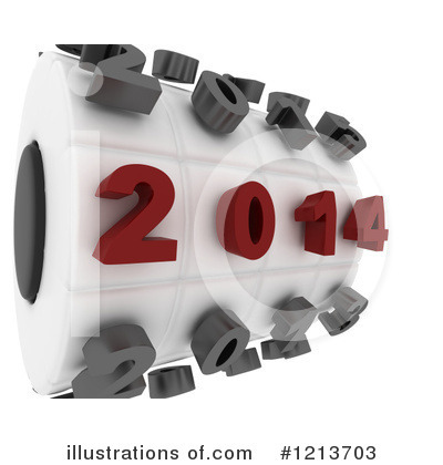 Royalty-Free (RF) New Year Clipart Illustration by KJ Pargeter - Stock Sample #1213703