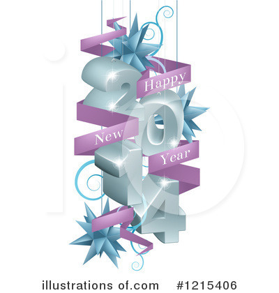 Royalty-Free (RF) New Year Clipart Illustration by AtStockIllustration - Stock Sample #1215406