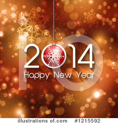 Royalty-Free (RF) New Year Clipart Illustration by KJ Pargeter - Stock Sample #1215592