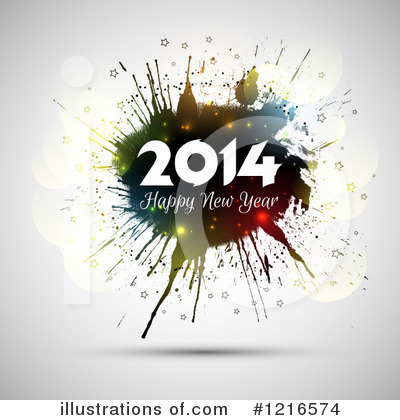 Royalty-Free (RF) New Year Clipart Illustration by KJ Pargeter - Stock Sample #1216574