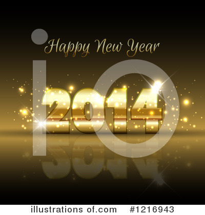 Royalty-Free (RF) New Year Clipart Illustration by KJ Pargeter - Stock Sample #1216943
