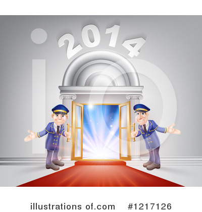 Royalty-Free (RF) New Year Clipart Illustration by AtStockIllustration - Stock Sample #1217126