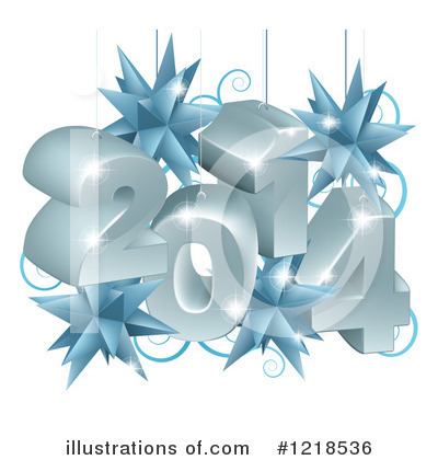 Royalty-Free (RF) New Year Clipart Illustration by AtStockIllustration - Stock Sample #1218536