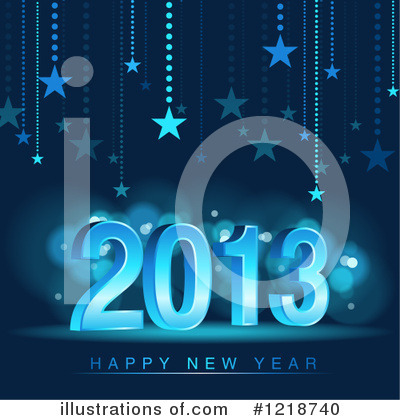 Royalty-Free (RF) New Year Clipart Illustration by dero - Stock Sample #1218740