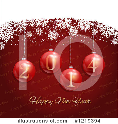 Royalty-Free (RF) New Year Clipart Illustration by KJ Pargeter - Stock Sample #1219394