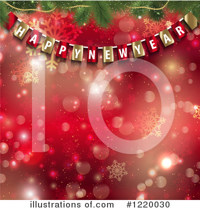 Royalty-Free (RF) New Year Clipart Illustration by KJ Pargeter - Stock Sample #1220030