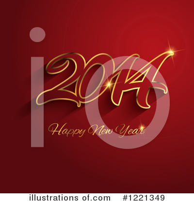 Royalty-Free (RF) New Year Clipart Illustration by KJ Pargeter - Stock Sample #1221349