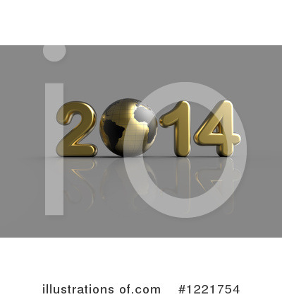 Royalty-Free (RF) New Year Clipart Illustration by chrisroll - Stock Sample #1221754