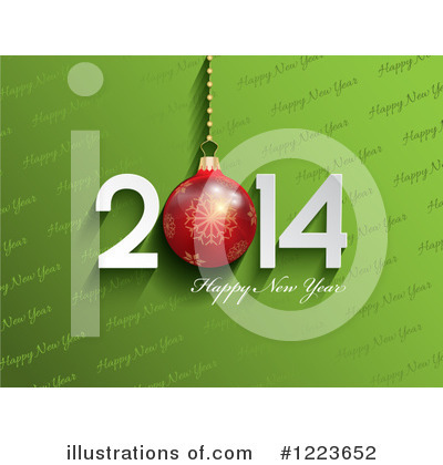Royalty-Free (RF) New Year Clipart Illustration by KJ Pargeter - Stock Sample #1223652