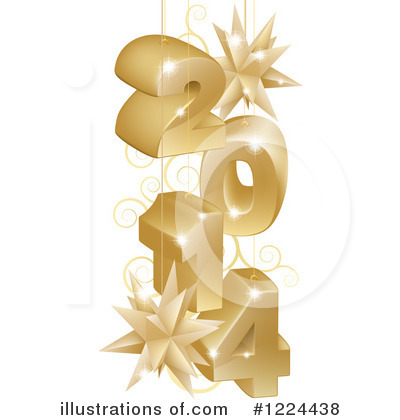 Royalty-Free (RF) New Year Clipart Illustration by AtStockIllustration - Stock Sample #1224438