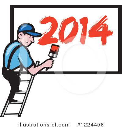 New Year Clipart #1224458 by patrimonio